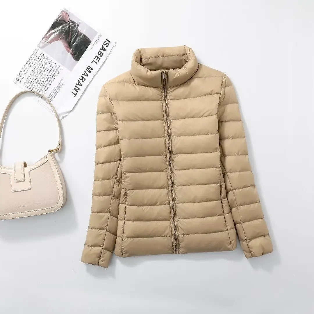 Women Spring Jacket Fashion Short Ultra Lightweight | OWNLUXE