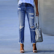 Broken Denim Pants | OWNLUXE