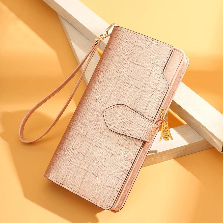 Split Leather Long Wallet | OWNLUXE
