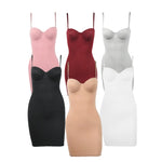 Load image into Gallery viewer, Shapewear Slip Dress with Bra – Tummy Control Body Shaper
