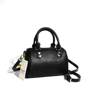 Soft Cow Leather Tote Bag with Zipper Closure