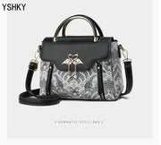 Luxury Designer Tote Bag - Bow Detail Shoulder Handbag