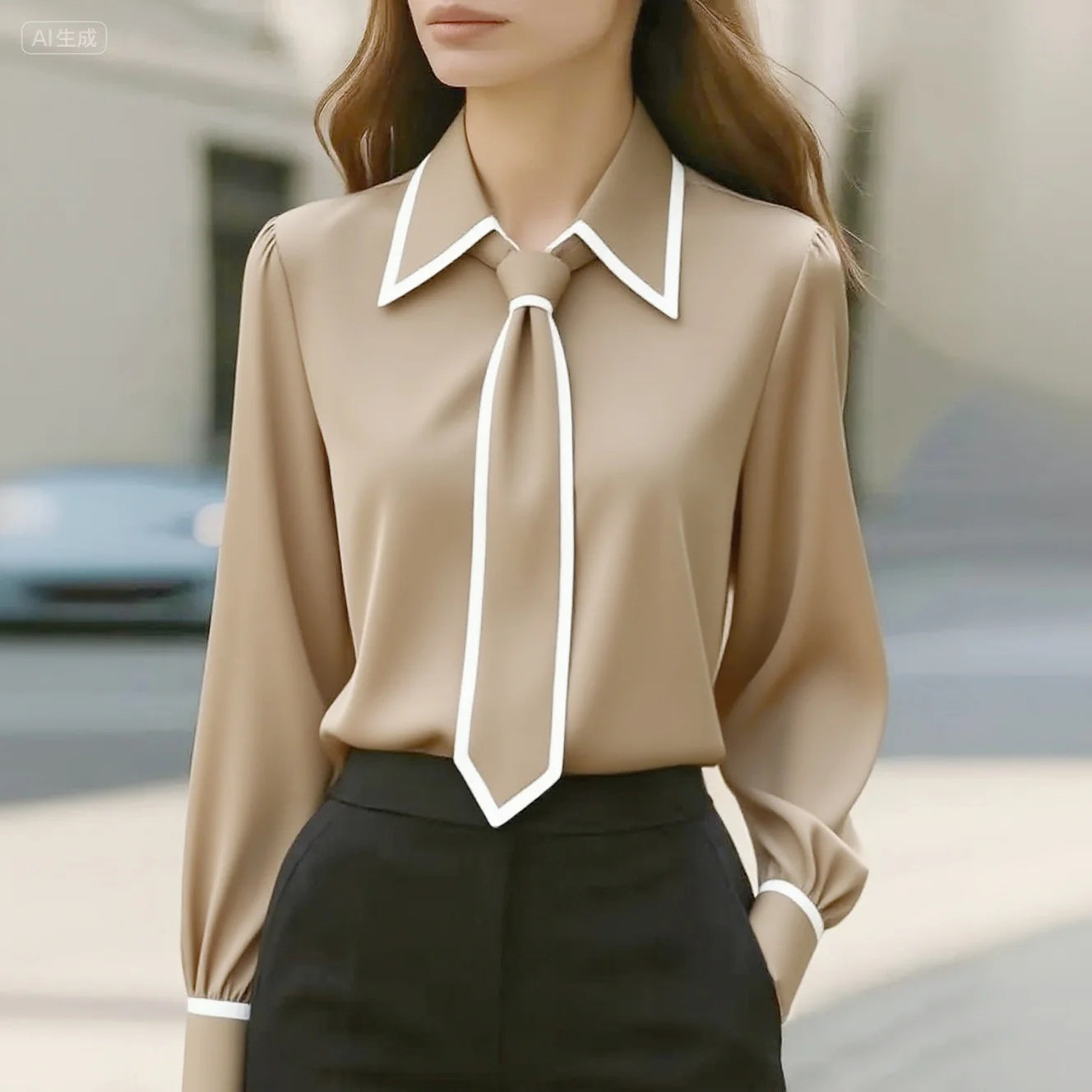Tie Blouse | OWNLUXE