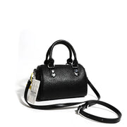 Soft Cow Leather Tote Bag with Zipper Closure