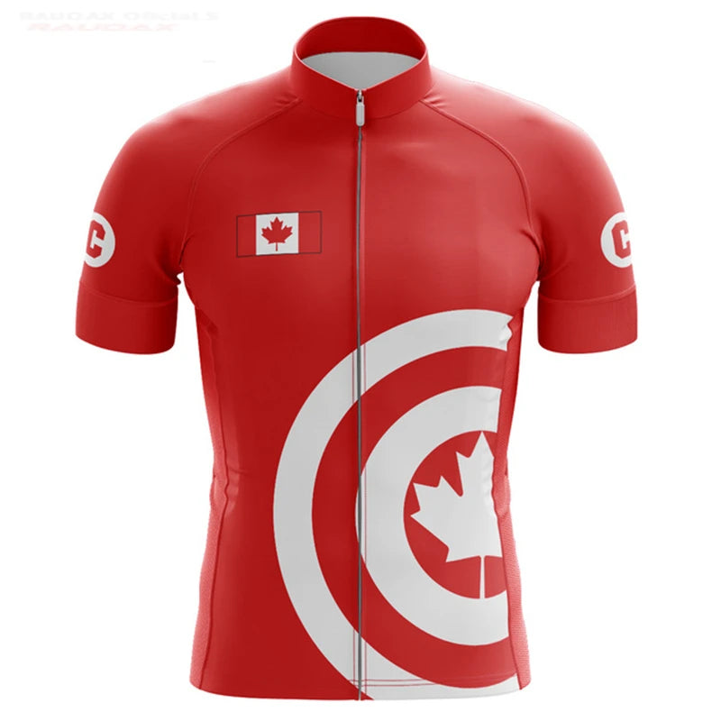 Canada Cycling Jersey 2026 - Quick Dry Performance Shirt