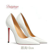 Women's Red Bottom Stiletto Pumps | 12cm Pointed Toe Heels | OWNLUXE