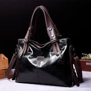 Vintage PU Leather Crossbody Bag – Compact Shoulder Bag with Adjustable Strap