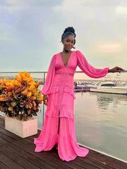 Maxi Long-Sleeve Robe | OWNLUXE