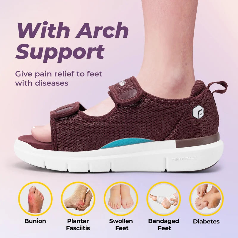 Women's Arch Support Adjustable Lightweight Sandals | OWNLUXE