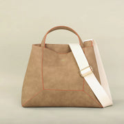 PG Genuine Leather Tote Bag - High Capacity Designer Shoulder Bag | OWNLUXE