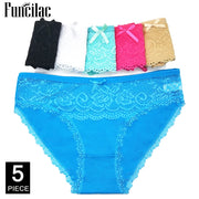 Women's Cotton Bikini Briefs 5-Pack | Striped Low-Rise Underwear | OWNLUXE