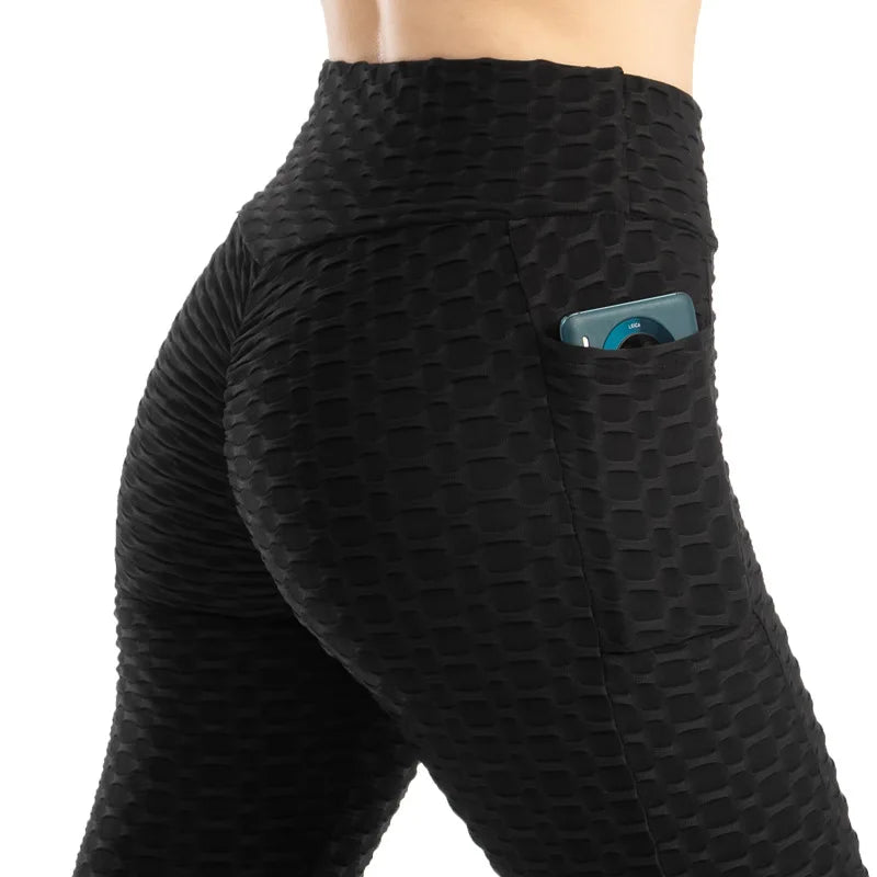 Pocket Running Biker High-Waist Leggings | OWNLUXE