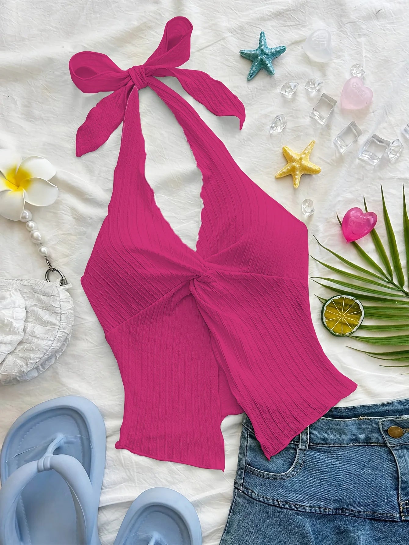 Cropped Backless Crop Top | OWNLUXE