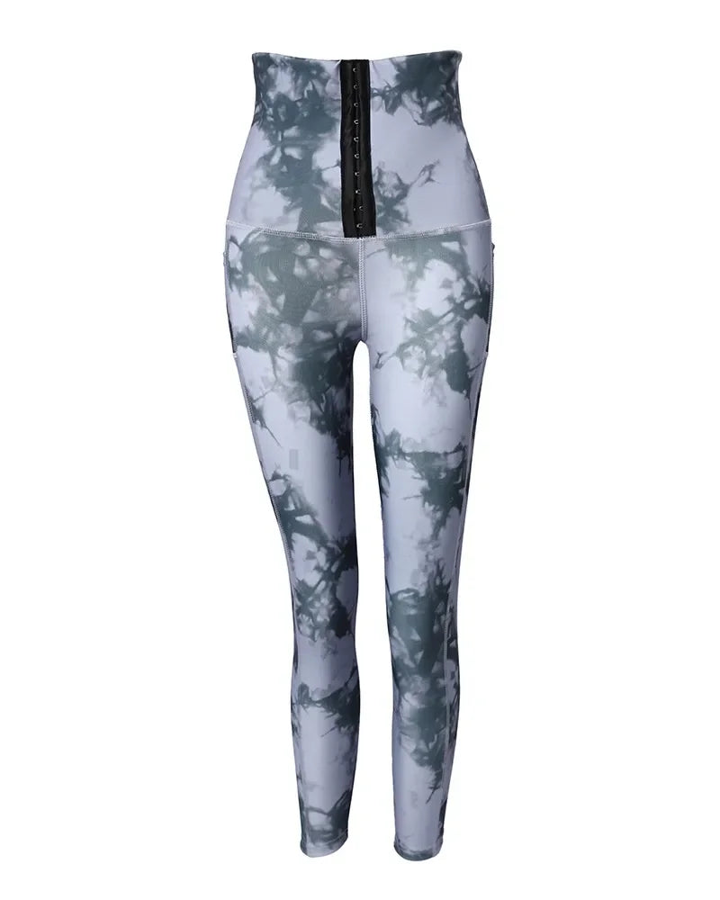Women’s High-Waist Printed Leggings – Ankle-Length Comfort
