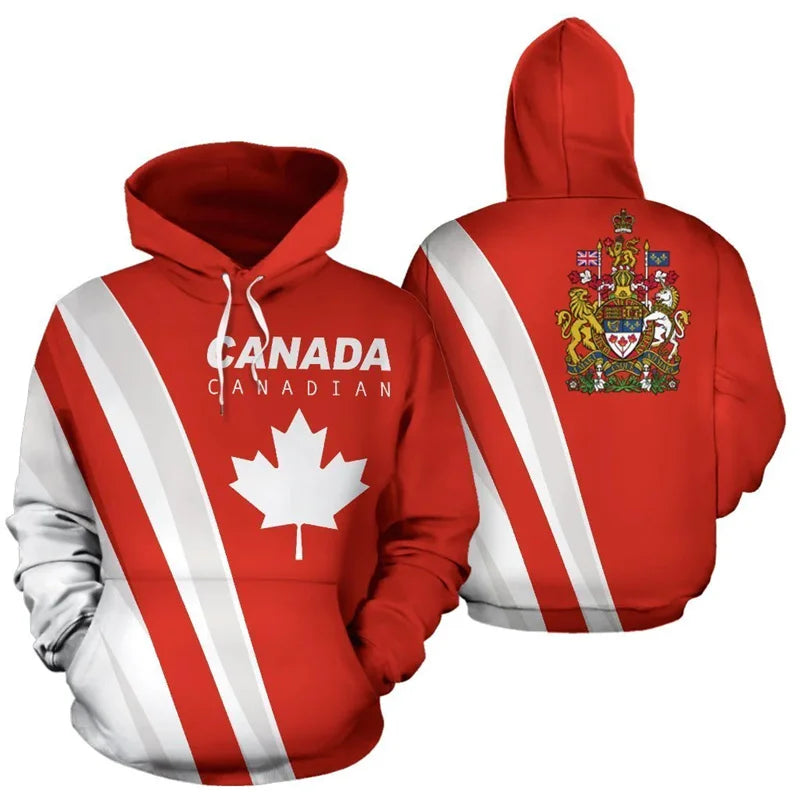 Canada 3d All Over Printed Maple Leaf Generation Zipped | OWNLUXE