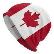 Canadian Flag Beanie – Unisex Winter Knitted Hat Canadian Patriotic | OWNLUXE