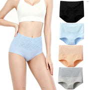 Women's High-Waist Tummy Control Cotton Briefs | Full Coverage | OWNLUXE