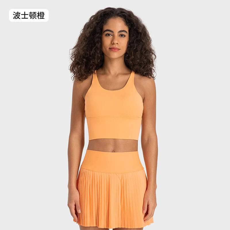 Supportive Nylon Push-Up Sports Bra | OWNLUXE