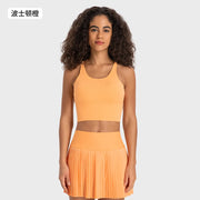 Supportive Nylon Push-Up Sports Bra | OWNLUXE