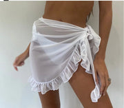 Ruffle Swim Cover-Up | OWNLUXE