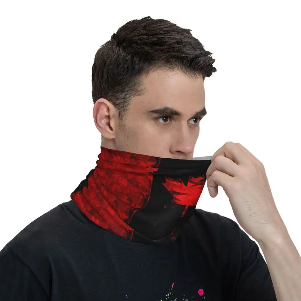 Canadian Flag Maple Leaf Neck Gaiter | OWNLUXE