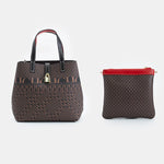 Load image into Gallery viewer, CH Luxury Brand Tote Bag - Italian Letter Print with Lock Design
