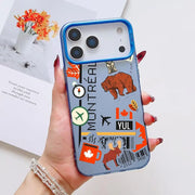 Canadian Flight Ticket Phone Case | OWNLUXE
