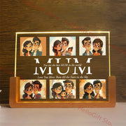 Personalized 3D Acrylic LED Night Light — Custom Name Gift for Family | OWNLUXE