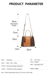 CH Large Capacity Tote Bag – Versatile Letter Design Crossbody | OWNLUXE