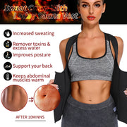 Neoprene Sauna Waist Trainer Vest Body Shaper for Women
