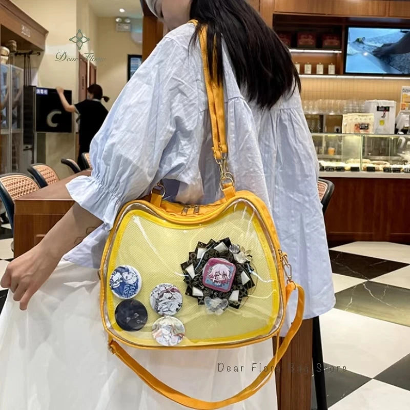 Nylon Transparent Display Ita Bag – Shop at OWNLUXE