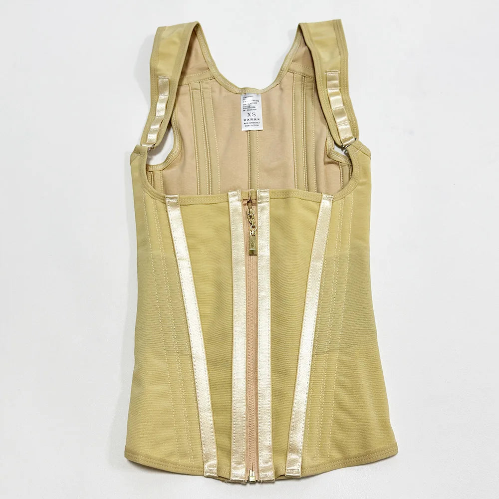 Colombian Waist Trainer Vest Body Shaper – Double Control