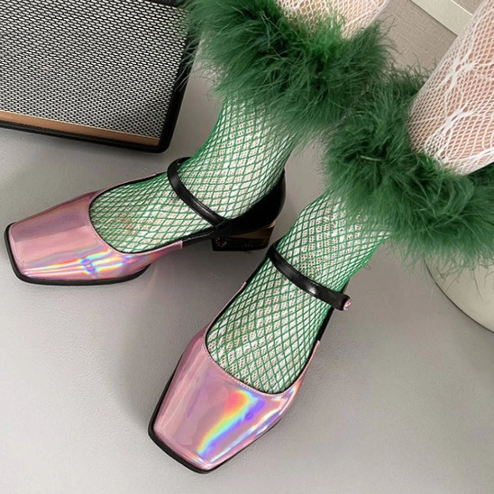 Mesh Feather Fishnet Socks | OWNLUXE