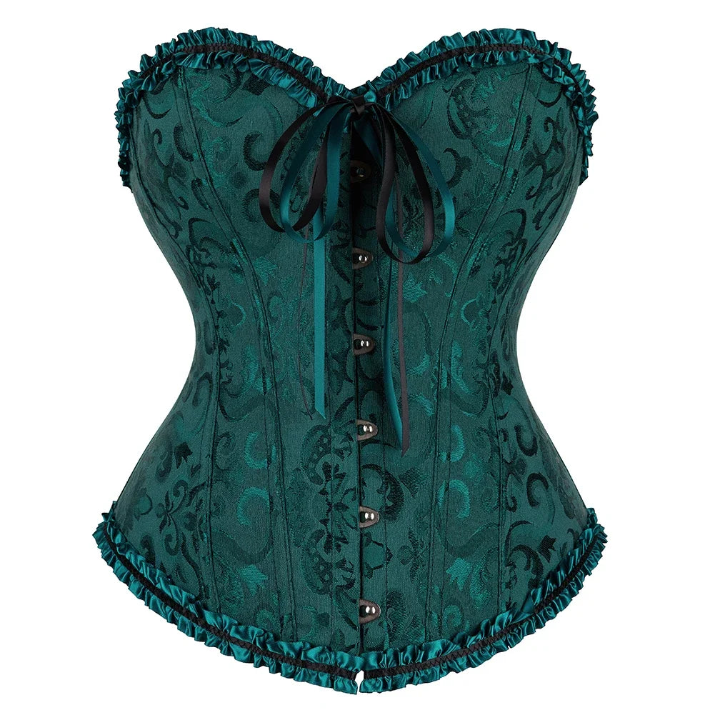 Victorian Lace-Up Corset Bustier | OWNLUXE
