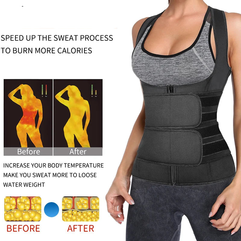 Vest Compression Double Waist Trainer | OWNLUXE