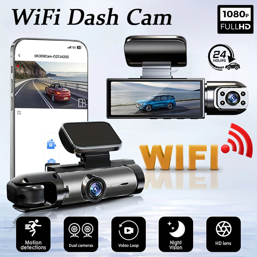 🚗 Car Dash Cam with Full HD Recording | Caméra de Voiture HD Intégrale