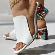 Back‑Strap Casual Heeled Sandals for Everyday Wear