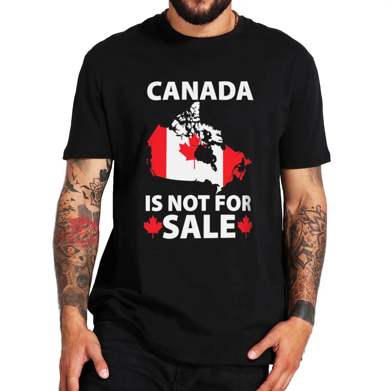 Men’s 100% Cotton Printed Tee | T-Shirt Imprimé 100% Coton pour Homme