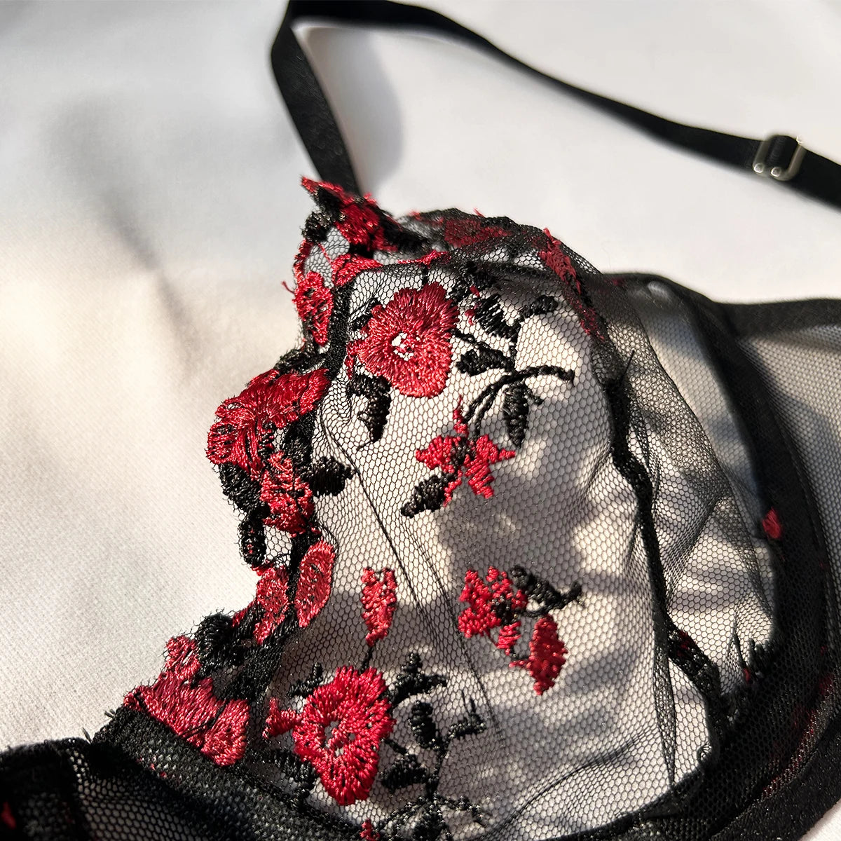Push-Up Embroidered Lingerie Set | OWNLUXE