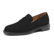 Women's Leather Vintage Loafers (Coffee) – Shop at OWNLUXE