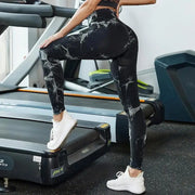 Hip Lifting Seamless Fitness Gym Leggings Tie-dye Yoga | OWNLUXE