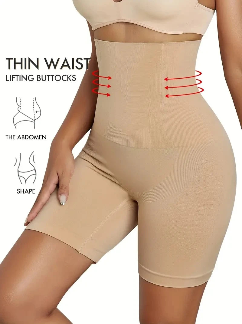 High Waist Butt Lifter Shapewear Shorts – Firm Tummy Control