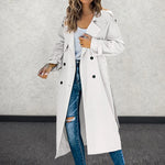 Load image into Gallery viewer, Women&#39;s Mid-Length Trench Coat – Casual Versatile Lightweight Jacket
