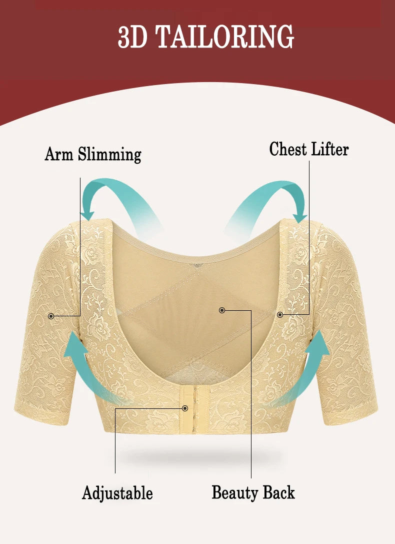 Upper Arm Shaper Top with Posture Corrector Vest