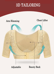 Upper Arm Shaper Top with Posture Corrector Vest
