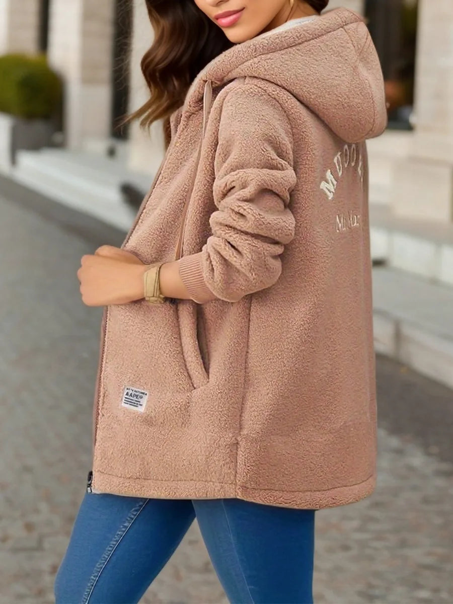 Women's Hooded Hoodie (Pink) | OWNLUXE