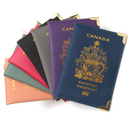Canada Passport Holder & Travel Organizer – PU Leather Wallet