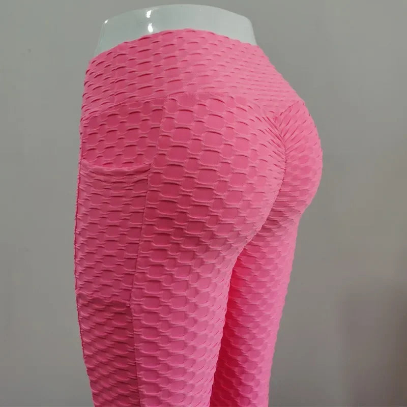 Women's High Waist Butt Lifter Leggings (Green) | OWNLUXE