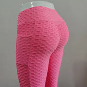 Women's High Waist Butt Lifter Leggings (Green) | OWNLUXE
