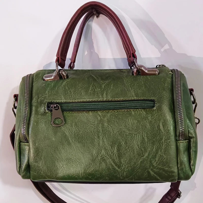 Floral Soft Boston Handbag – Lightweight Everyday Bag